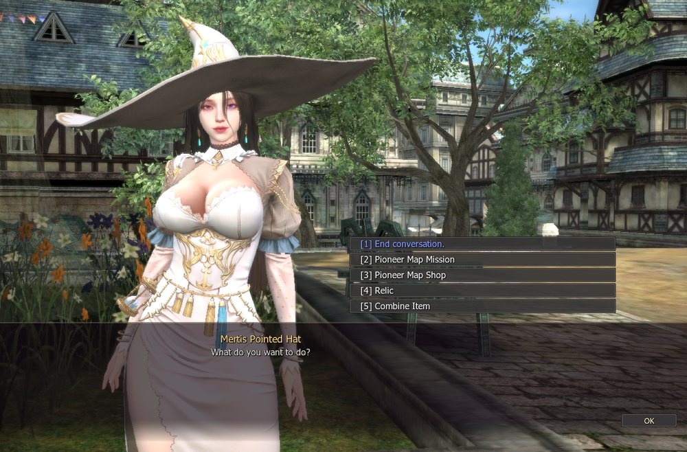 Mertis Pointed Hat: Pioneer Map Mission, Pioneer Map Shop, Relic and Combine Item.